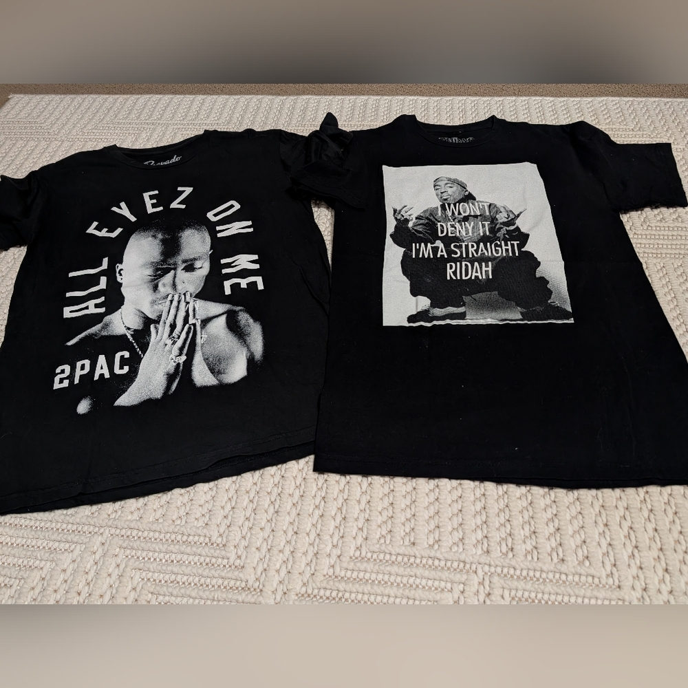 2Pac Black T-Shirt Set